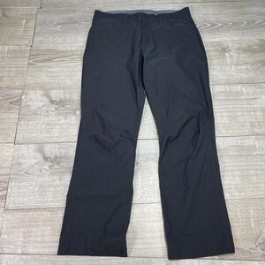 Eddie Bauer Pants Mens 34x30 Black Stretch Nylon Spandex Hiking Outdoor Travel‎